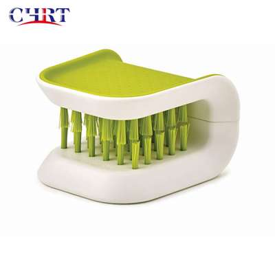 Chrt Wholesale Kitchen Green Non-Slip One Size   Chopsticks Knife Cleaner BladeBrush Kitchen Cutlery Washing Cleaner Brush