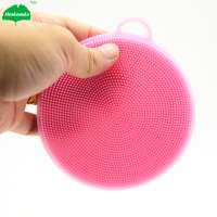 Multi-Purpose 100% Food Grade Silicone Newest Round Shape for Kitchen Cleaning