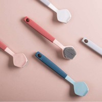 Retail Wholesale Products Double Color Bang Head Wash Pan Wash Dish Kitchen Long Handle Clean Brush