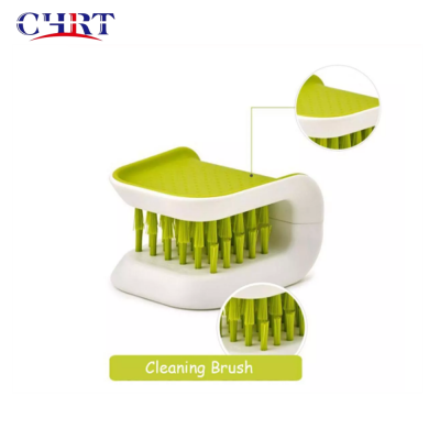 Chrt Household Non-Slip ABS Blade Brush Knife And Cutlery Cleaner Cleaning Tool Kitchen Helper Kitchen Plastic Scrubber Cleaning